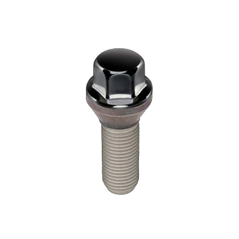 McGard — McGard Hex Lug Bolt (Cone Seat) M14X1.5 / 17mm Hex / 28.0mm Shank Length (Box of 50) - Black - view 1