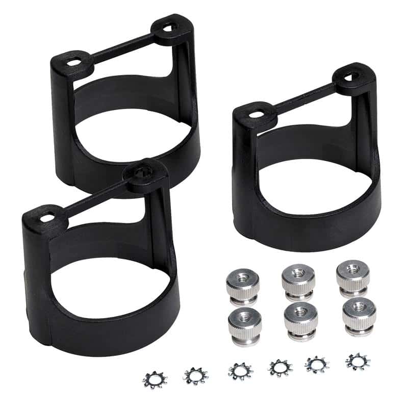 AutoMeter — AutoMeter Gauge Bracket Kit 2-5/8in. Black Composite Qty 3
Ga Brkt 2 5/8" BLK 3 - view 2