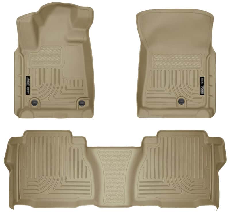 Husky Liners — Husky Liners 2012 Toyota Tundra Double/CrewMax Cab WeatherBeater Combo Tan Floor Liners
Floor Liners - view 1