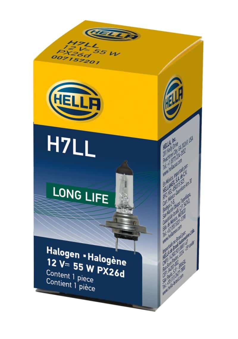 Hella — Hella Bulb H7 12V 55W PX26d T4.6 LONGLIFE
H7LL Halogen Bulb - view 6