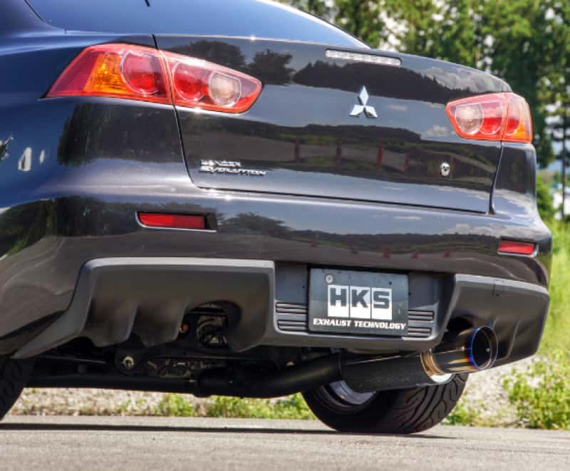 HKS — HKS RACING MUFFLER LANCER EVO-X USA - view 2