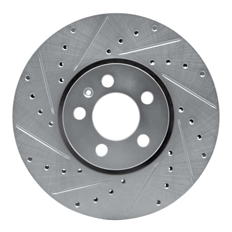 R1 Concepts — R1 98-18 Audi A1 (Mexico) Front Left Drilled & Slotted Silver Brake Rotor
R1 Brake Rotor Drill - view 1