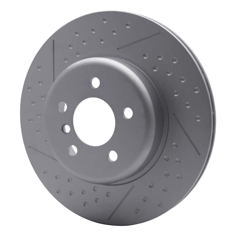 DFC — DFC 13-21 BMW 428i Rear GeoSPEC Coated Rotor - Dimpled and Slotted
DFC Brake Rotor - view 2