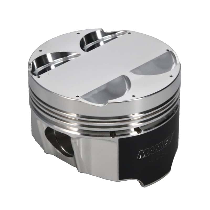 Manley Performance — Manley Mitsubishi Evo VIII/IX 4G63/4G63T 86mm Bore 10.0:1 Comp Ratio -2.5cc Flat Top T/T Piston Set
Piston Set - view 1