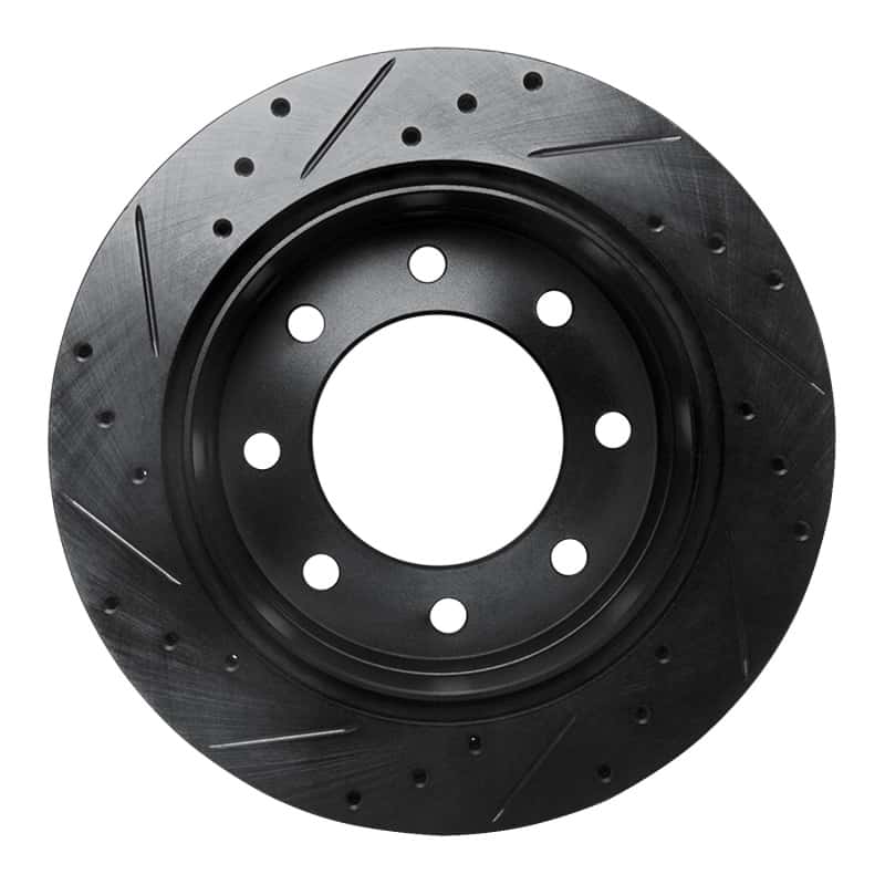 R1 Concepts — R1 03-05 Chevrolet Silverado 1500 Rear Right Drilled & Slotted Black Brake Rotor
R1 Brake Rotor Drill - view 5