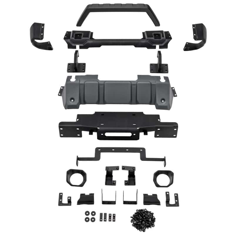 Rugged Ridge — Rugged Ridge 18-21 Jeep Wrangler/Gladiator (JL/JT) Venator Modular Bumper - Black
OFFROAD_BUMPERS
Bumper- Front - view 1