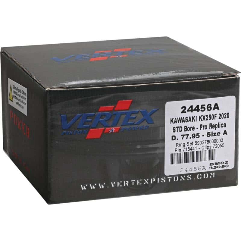Vertex Pistons — Vertex Piston 2020 Kawasaki KX 250 F 250cc Forged Replica Piston Kit - view 5