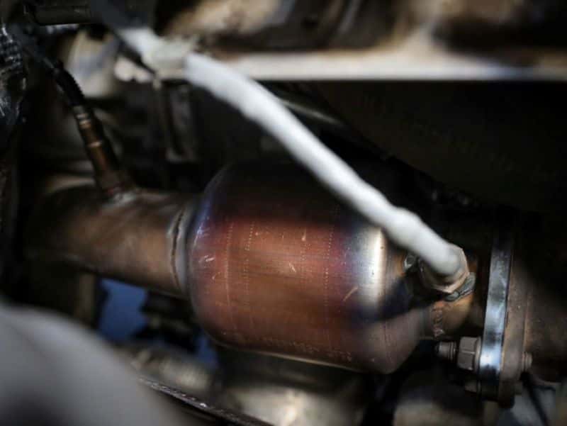 aFe — aFe 09-16 Audi A4/A5 (B8) L4-2.0L (t) Twisted Steel 3in. Downpipe - 304 Stainless w/ Cat
Stainless Downpipe - view 4