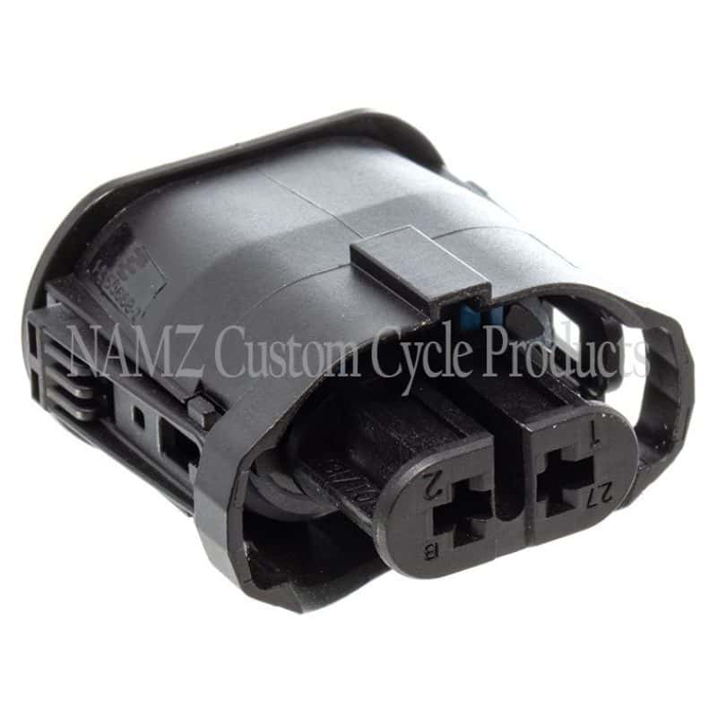 NAMZ — NAMZ V-Twin VROD Models OEM Headlight Connector w/Wire Seals & Terminals - Black (HD 72449-01) - view 1