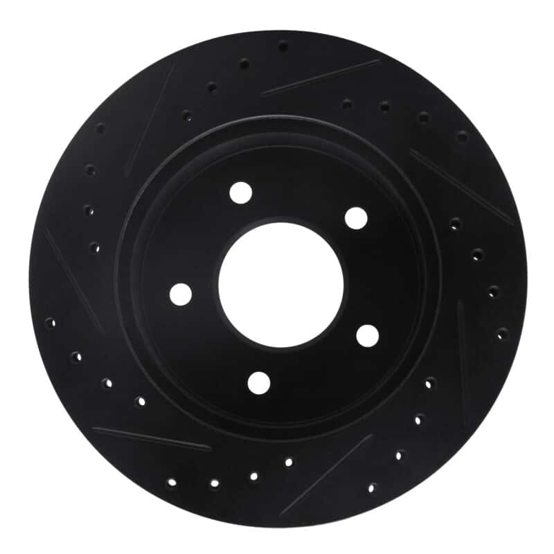 R1 Concepts — R1 90-02 Chevrolet ASTRO Front Right Drilled & Slotted Black Brake Rotor
R1 Brake Rotor Drill - view 5
