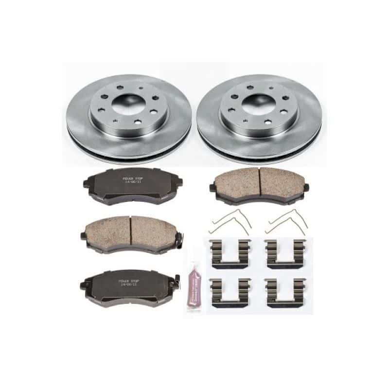 PowerStop — Power Stop 98-01 Hyundai Elantra Front Autospecialty Brake Kit - view 1