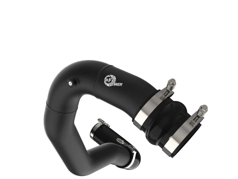 aFe — aFe 08-10 Ford Trucks V8-6.4L (td) BladeRunner 3 IN Aluminum Hot Charge Pipe - Black
Hot Charge Pipe - view 4
