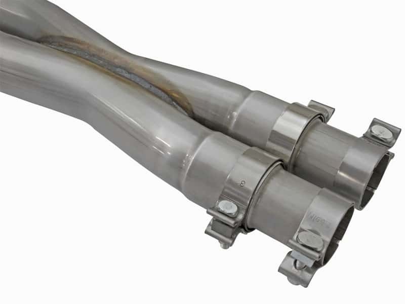 aFe — aFe Mach Force-Xp 3in CB Stainless Steel Dual Exhaust System w/ Black Tips 09-15 Cadillac CTS-V
Cat-Back Exhaust - view 5