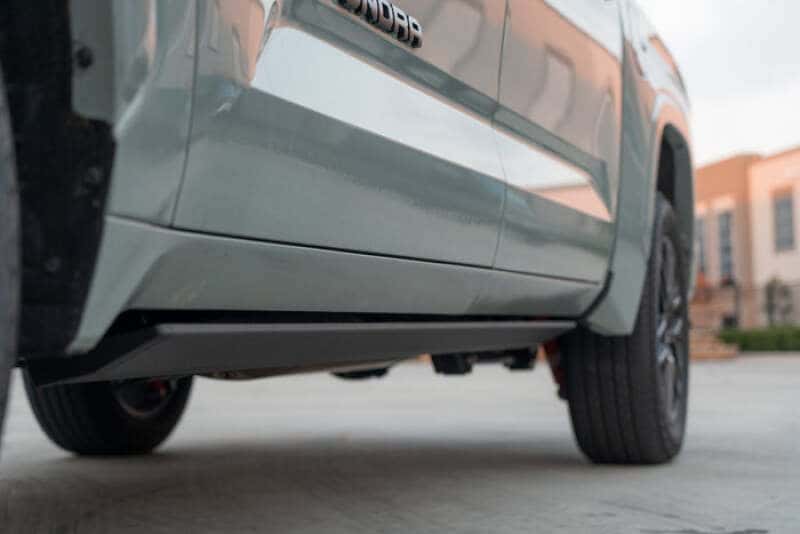 Body Armor 4x4 — Body Armor 4x4 22-24 Toyota Tundra Crewmax E-Power Board Steps - Black
E-Steps - view 3