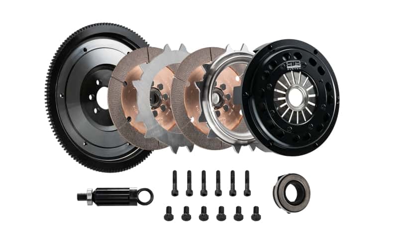 DKM Clutch — DKM Clutch VW Corrado/Golf/GTI (1.8T) Ceramic Twin Disc MR Clutch w/Flywheel (650 ft/lbs Torque)
Clutch Kit - view 2