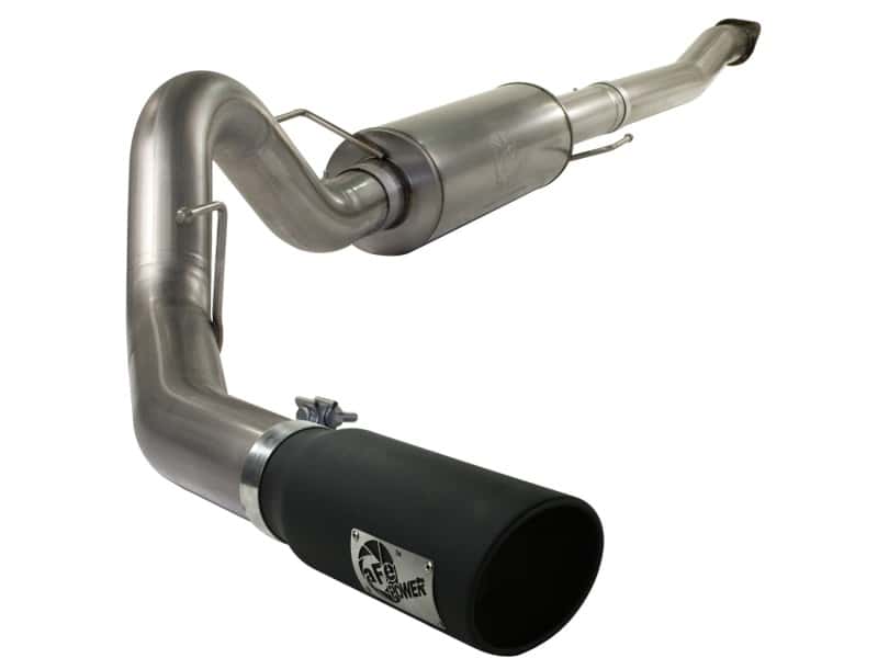 aFe — aFe MACHForce XP Exhaust Cat-Back SS-409 4in Black Tip 11-12 Ford F-150 EcoBoost V6-3.5L (tt)
Cat-Back Exhaust
ExhstSysKt - view 1