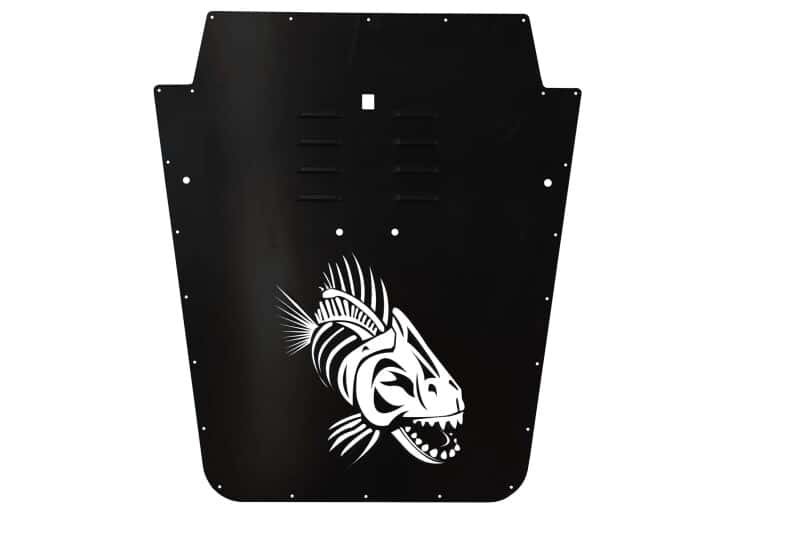 Fishbone Offroad — Fishbone Offroad 07-12 Jeep Wrangler JK Hood Louver - Black - view 1