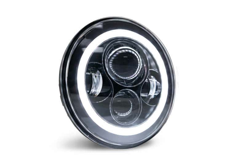 DV8 Offroad — DV8 Offroad 07-18 Jeep Wrangler JK LED Projector Headlights w/ Angel Eyes
Headlights - view 5