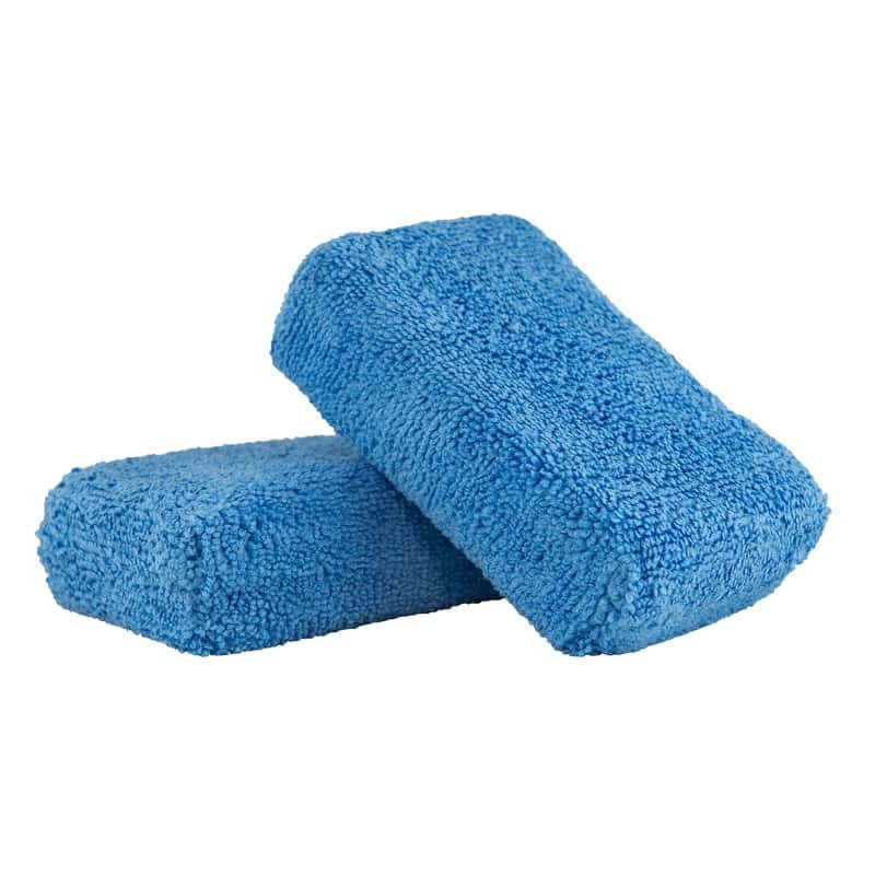 Chemical Guys — Chemical Guys Premium Grade Microfiber Applicators - 2in x 4in x 6in - Blue - 2 Pack - view 2