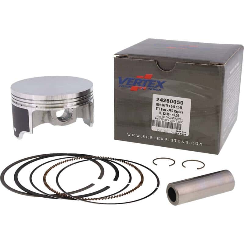 Vertex Pistons — Vertex Piston 15-23 Honda Pioneer 500 500cc +0.50mm Oversized Forged Replica Piston Kit - view 2