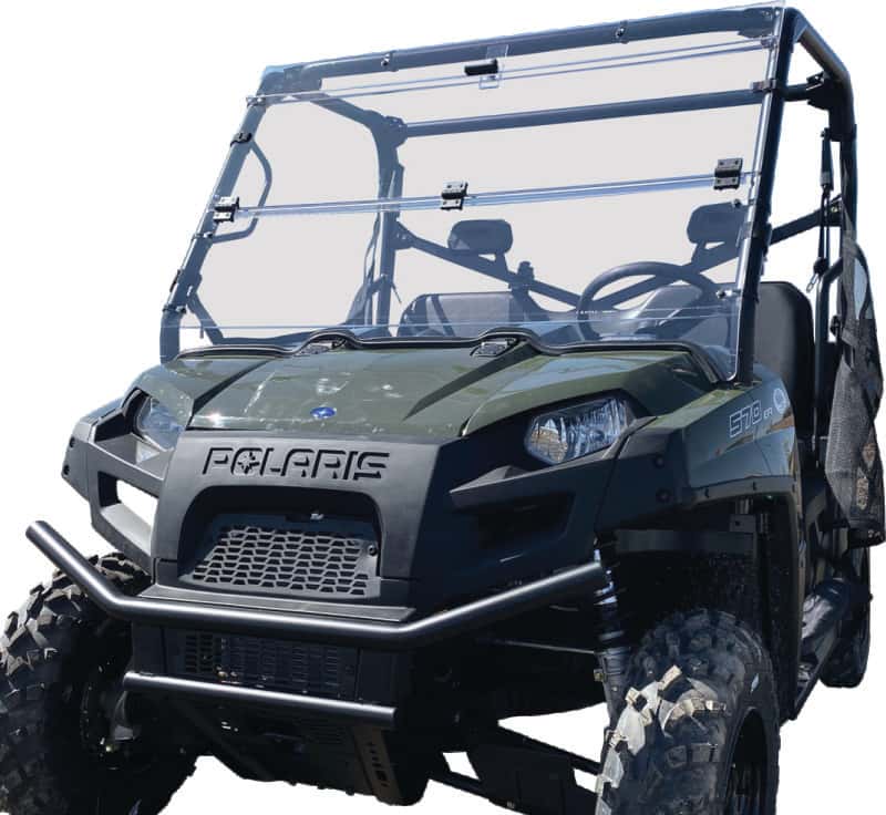 QuadBoss — QuadBoss 2013 Polaris Ranger Crew 800 Windbreak Folding Windshield - view 1
