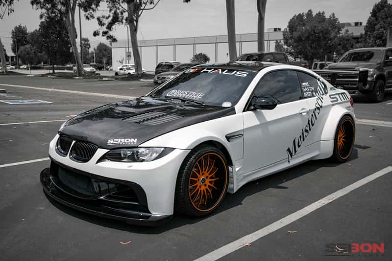 Seibon — Seibon 07-10 BMW M3 Series 2Dr (E92) GTR-Style Carbon Fiber hood - view 4