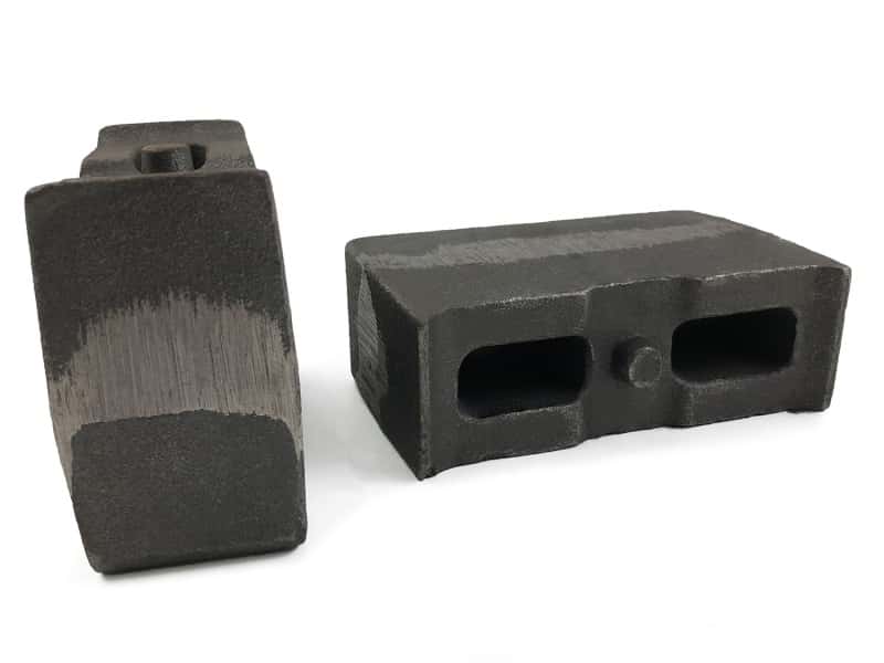 Tuff Country — Tuff Country 01-10 Chevy Silverado 2500HD/3500 4wd 4in Cast Iron Lift Blocks Pair
Block Kit-4in. - view 2