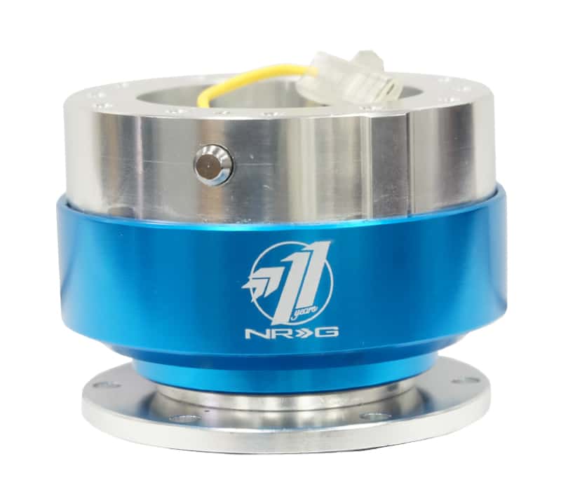 NRG — NRG Quick Release - Black Body/ Blue Chrome Ring - view 2