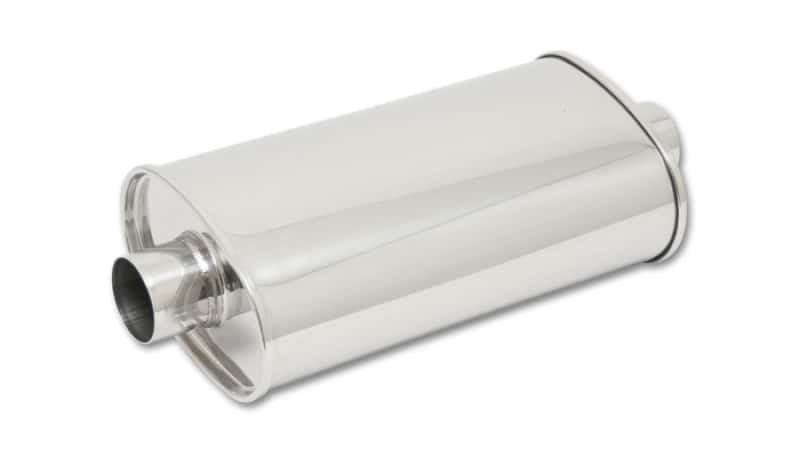 Vibrant — Vibrant StreetPower Oval Muff 5in x 9in x 15in long body 2.25in in I.D. x 2.25in out Center-Center
2.25"MufflrCntr-Cntr
2.25"OvalMufflerC-C
Muffler - view 2