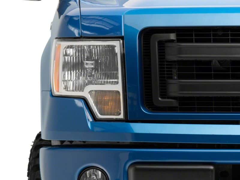 Raxiom — Raxiom 09-14 Ford F-150 Axial OEM Style Rep Headlights- Chrome Housing (Clear Lens)
Headlights - view 8