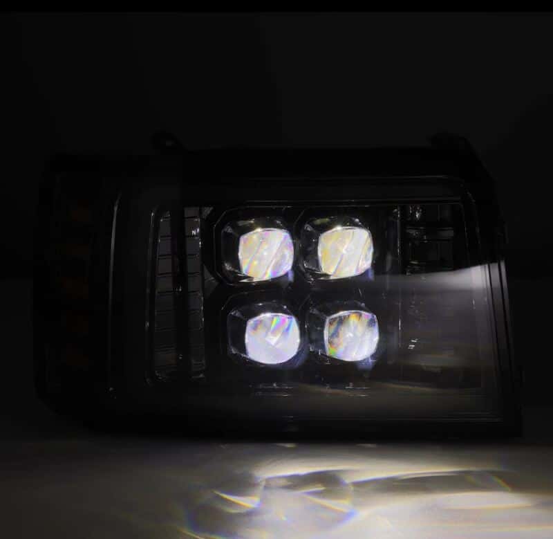 AlphaRex — AlphaRex 92-96 Ford F-Series/Bronco NOVA-Series LED Proj Headlight Alpha-Bk w/Actv Light SS & SBDRL
Projector Headlights - view 5