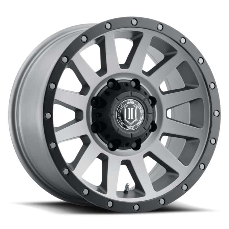 ICON — ICON Compression HD 18x9 8x170 6mm Offset 5.25in BS Titanium Wheel
COMPRESSION HD WHEEL - view 1