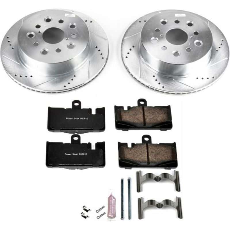 PowerStop — Power Stop 01-06 Lexus LS430 Rear Z23 Evolution Sport Brake Kit - view 1