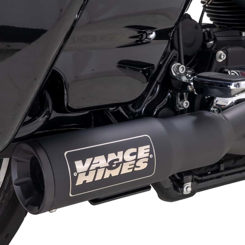 Vance and Hines — Vance & Hines HD  Touring 17-22 HO 2-1 Black Full System Exhaust - view 1