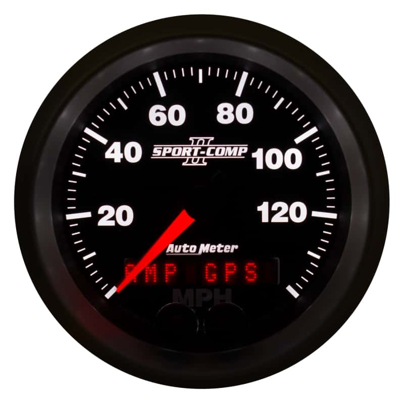 AutoMeter — Autometer Sport-Comp II 3-3/8in 0-140MPH In-Dash Electronic GPS Programmable Speedometer
3-3/8" SPEEDO, 140 M - view 10