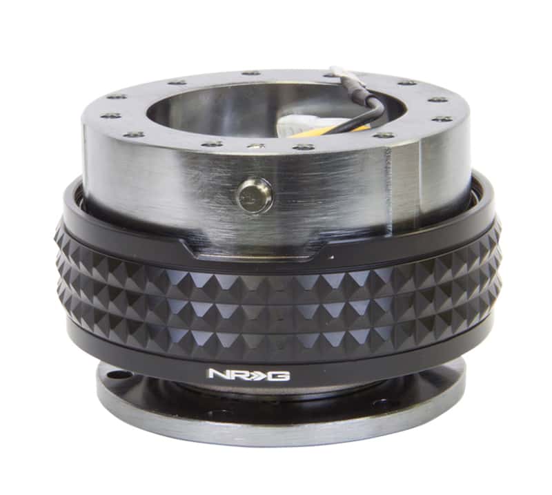 NRG — NRG Quick Release Kit - Pyramid Edition - Gunmetal Body / Black Pyramid Ring - view 2