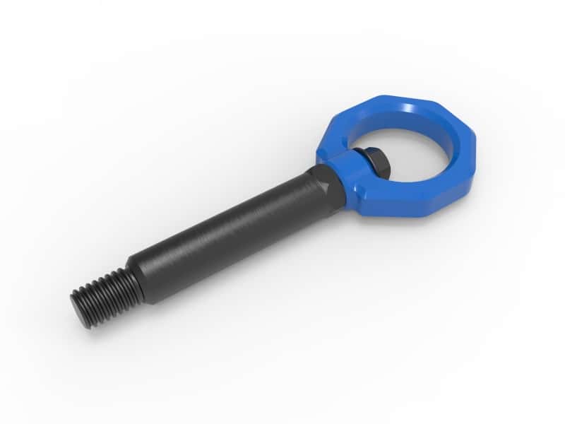 aFe — aFe Control Rear Tow Hook Blue BMW F-Chassis 2/3/4/M
Rear Tow Hook - view 3