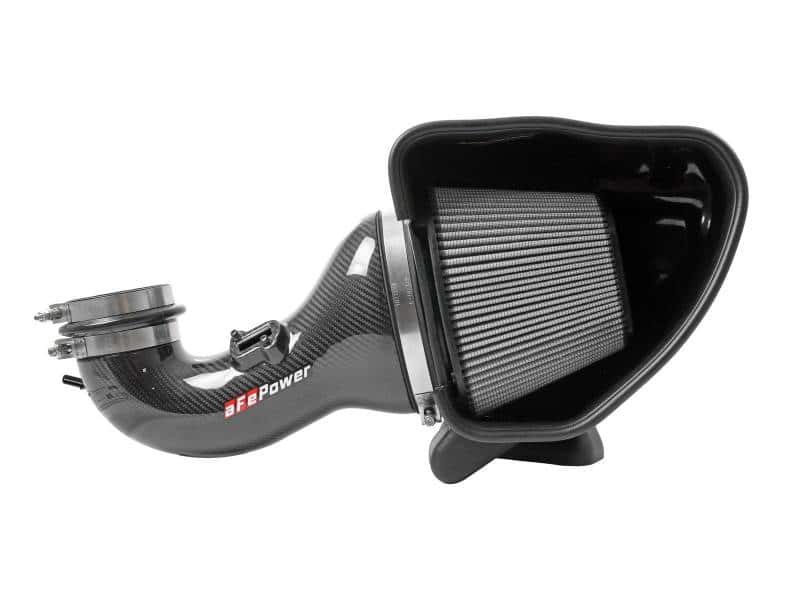 aFe — aFe 17-12 Chevrolet Camaro ZL1 (6.2L-V8) Track Series Carbon Fiber CAI System w/ Pro-DRY S Filters
Track Series Intake  - view 5