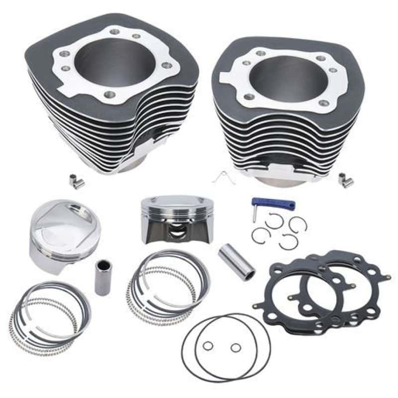 S&S Cycle — S&S Cycle 99-06 BT 98in Bolt-In Big Bore Kit - Wrinkle Black - view 1