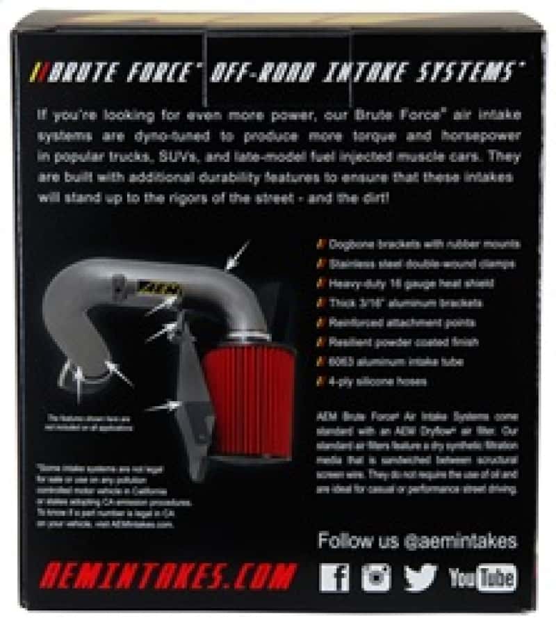 AEM Induction — AEM 3 in x 5 in Dryflow Air Filter
AEM DryFlow Air Filt
Air Filter - view 7
