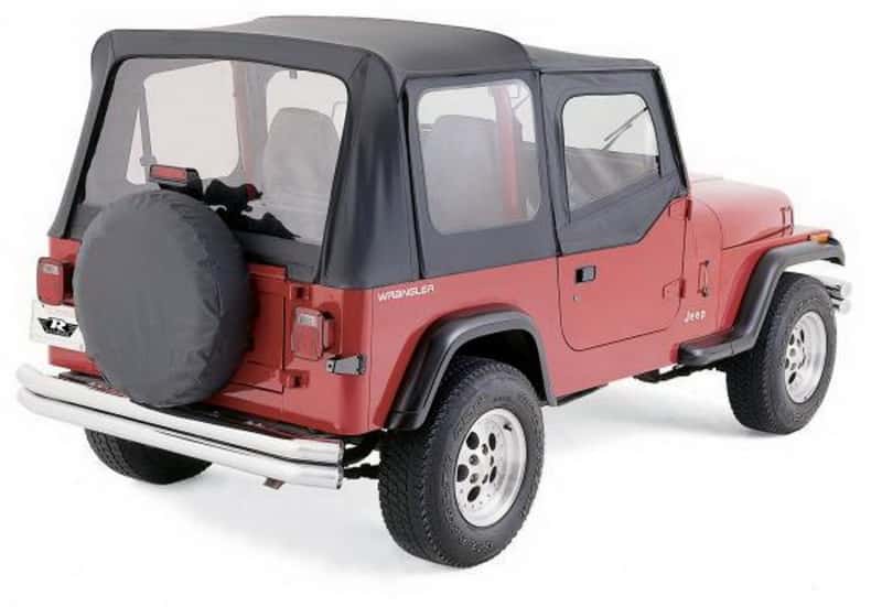 Rampage — Rampage 1988-1995 Jeep Wrangler(YJ) OEM Replacement Top - Black Denim
Fctry Rplcmnt Sft Tp
Top-Soft - view 2