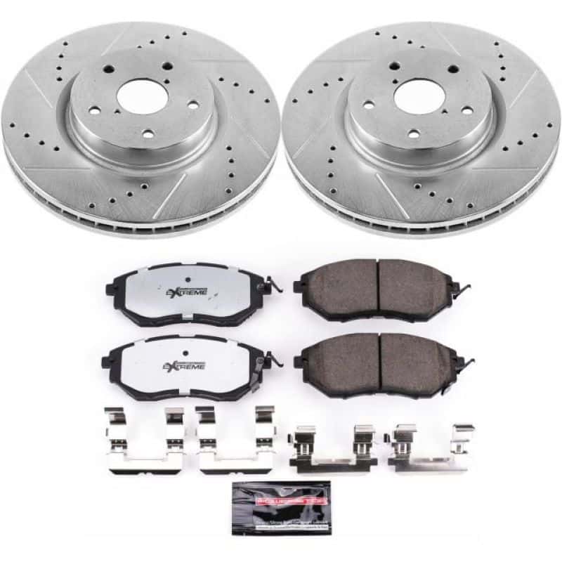 PowerStop — Power Stop 06-07 Subaru B9 Tribeca Front Z26 Street Warrior Brake Kit - view 1
