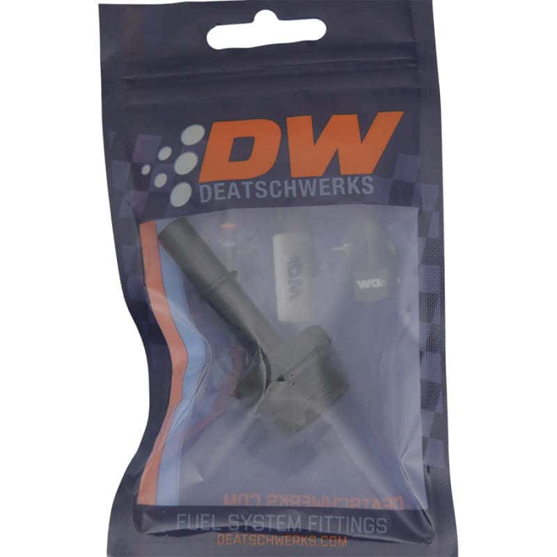 DeatschWerks — DeatschWerks 10AN ORB Male to 3/8in Male EFI Quick Connect Adapter - Anodized Matte Black
Lines & Fittings - view 2