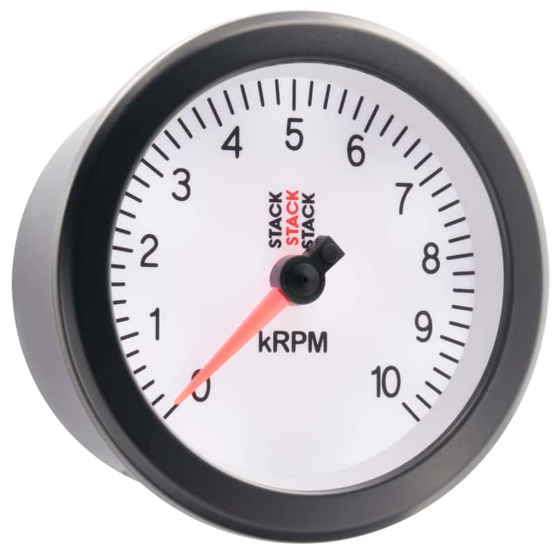 AutoMeter — Autometer Stack Sport 88mm 0-10K RPM Tachometer - White
TACH SPORT WT 10KRPM - view 6