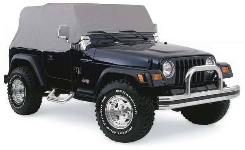 Rampage — Rampage 1992-1995 Jeep Wrangler(YJ) Cab Cover With Door Flaps - Grey
Car Cover - view 2