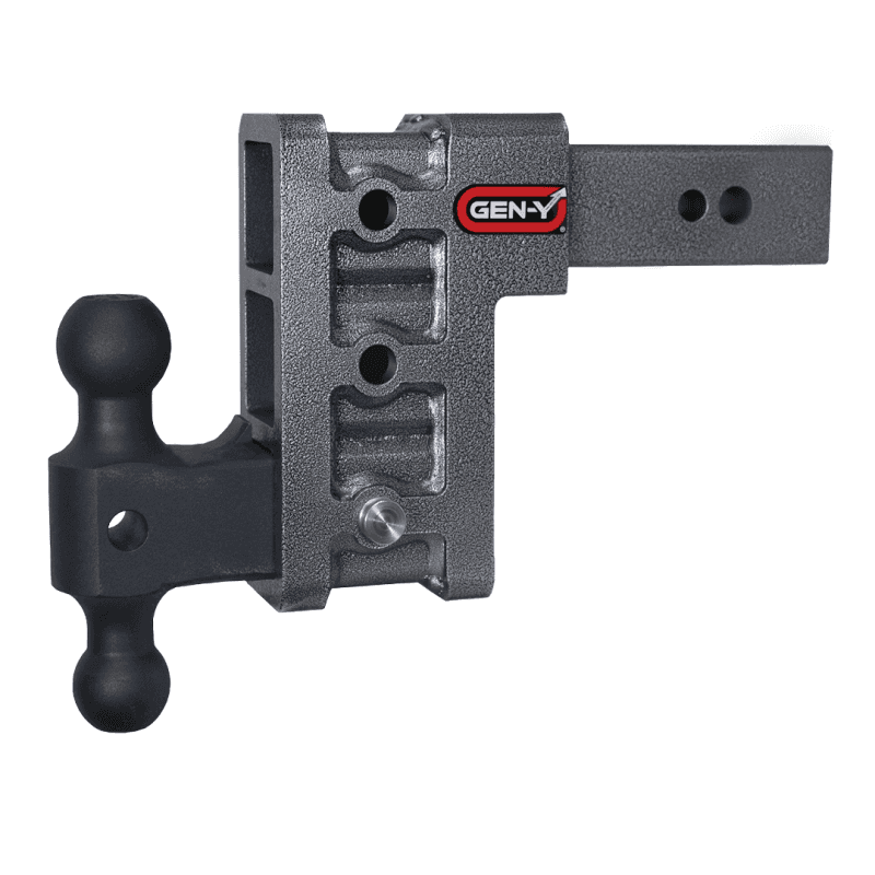 GEN-Y Hitch — Gen-Y Mega Duty 2.5in Shank 6in Drop 3.5K TW 32K Hitch w/GH-0161 Dual-Ball
Drop Hitch - view 2
