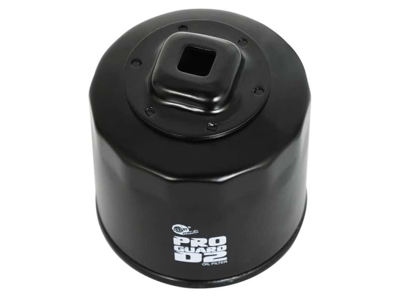 aFe — aFe ProGuard D2 Fluid Filters Fuel F/F Oil; Nissan Cars 03-13; Subaru Cars H4 04-13
PRO-GUARD D2
Oil Filter - view 5
