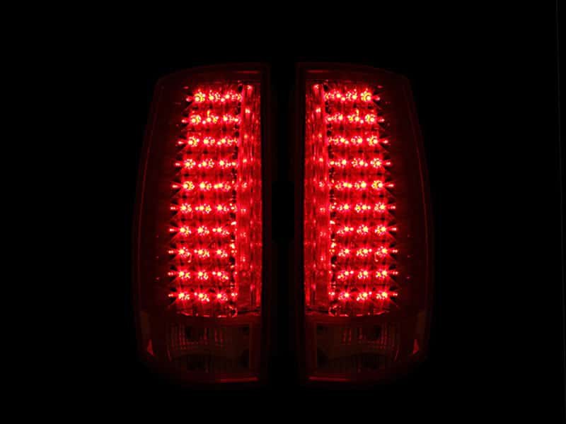 ANZO — ANZO 2007-2014 Chevrolet Suburban LED Taillights Red/Clear G4
TailLightSet - view 4