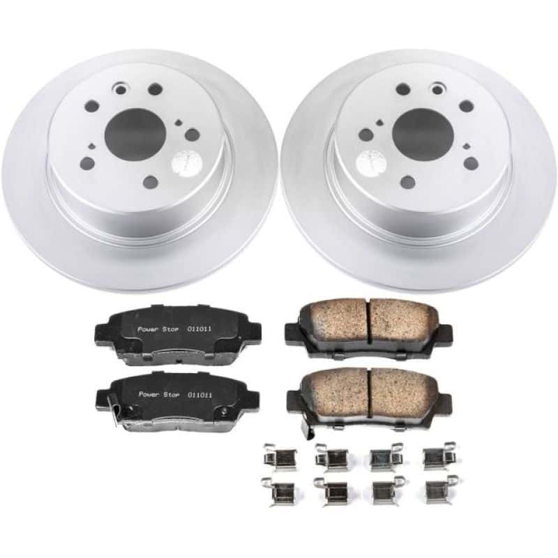 PowerStop — Power Stop 95-99 Toyota Avalon Rear Z17 Evolution Geomet Coated Brake Kit - view 1