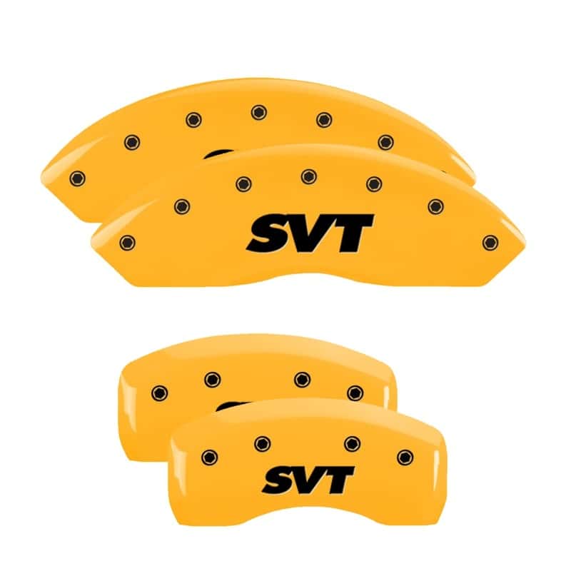 MGP — MGP 4 Caliper Covers Engraved Front & Rear SVT Yellow Finish Black Char 2003 Ford Mustang
Caliper Covers - view 1